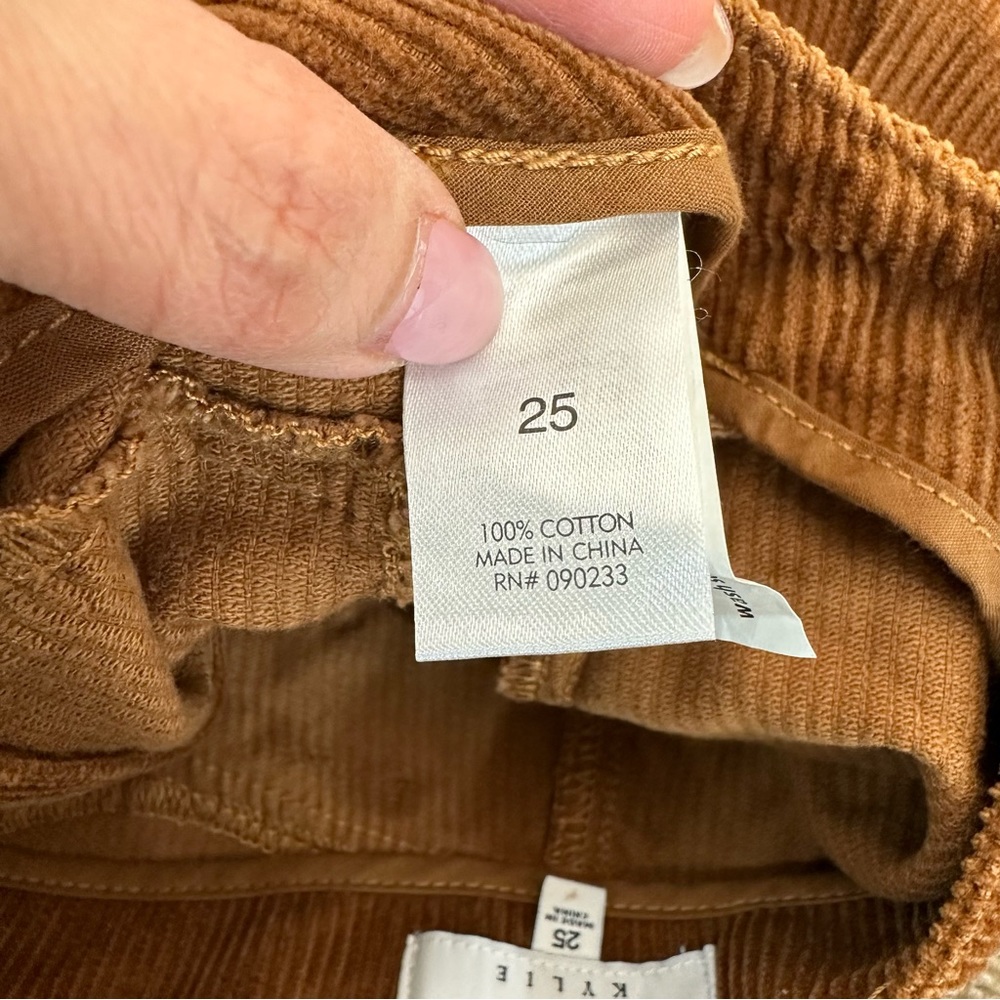 NWT Kendall & Kylie Brown Corduroy Mini Skirt - Picture 6 of 7